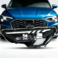 Ensemble de phares LED complets de style RS pour Audi A3 8Y 2021-2024, double projecteur, DRL, clignotant séquentiel, Plug and Play
