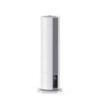 Humidificateur d'air ultrasonique à brume froide sur pied, capacité 7L, à remplissage par le haut, avec contrôleur, pour usage commercial et domestique