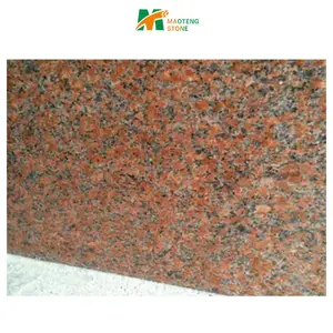 Chinese Sanbao Red Granite Red Base Polished