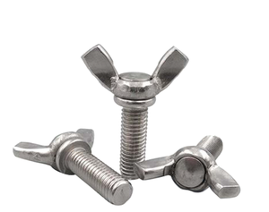 مسمار تثبيت لولبي من الفولاذ المقاوم للصدأ din4.8 برغي فراشة 6 #8 أحجام مسمار تثبيت براغي مع طقم صامولة الجناح - Product Image 3