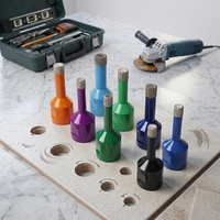Jeu de scies cloches, accessoires pour outils électriques, forets diamantés pour béton, carrelage, granit, pierre, marbre, porcelaine, quartz