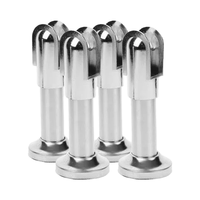 Quincaillerie pour cabines de toilettes à cloisons personnalisées |   Services d'usinage CNC en acier inoxydable avec électroérosion à fil et brochage
