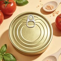 Tinplate Eoe 401 #   Couvercle de taille standard 98,9 mm avec revêtement interne doré