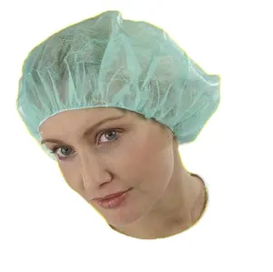 Полипропиленовая Нетканая Чистящая 24-дюймовая одноразовая шапочка для волос белая 100 упаковка сетка для волос