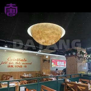 Lámpara con motivo semiesférico de fibra de vidrio para festivales y decoración exterior, luces LED impermeables IP65 para parques y jardines - Product Image 1