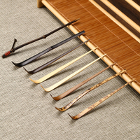 Cuillère à thé en bambou faite à la main de style japonais et chinois, cuillère à portionner, cuillère à diviser, accessoires pour le thé