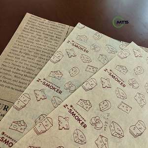 Papel Encerado Antigrasa Personalizado, Hojas Blancas de 12x12 para Envolver Sándwiches, Hamburguesas, Pan, Galletas, Leche y Gelatina - Product Image 1