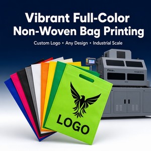 Stampante Digitale UV a Passaggio Singolo per Borse Non Tessute, Macchina per Stampa Diretta CMYKW a 5 Colori per Borse Ecologiche - Product Image 2