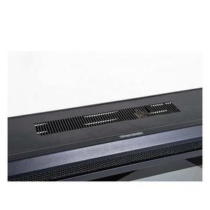 Panel plano con diseño de vidrio, inserto de chimenea de llama artificial, chimenea eléctrica decorativa con luz LED - Product Image 4