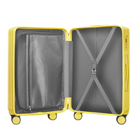 Ensembles de valises d'affaires en aluminium haut de gamme et classiques personnalisées de 20 ''24'' 28 ''pour PC mallette de voyage d'enregistrement de 20 pouces