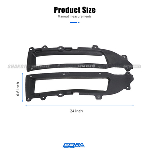 ตัวนำอากาศพลาสติกสีดำตัวเบนสำหรับ Aston Martin DB11 2016-2024 HY53-8N336-AC OE - Product Image 5