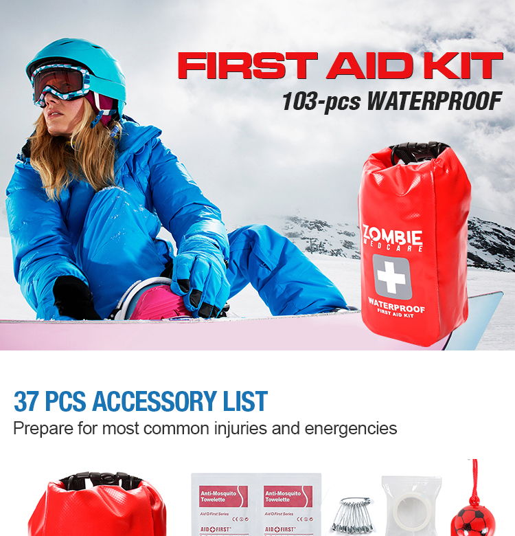 product-750-780 multi-functional eva potable emergency medical bag waterproof first aid kit