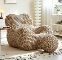 Canapé paresseux Nordic Light Luxury Mom's Hug, fauteuil simple créatif et minimaliste pour salon et balcon, compressible sous vide
