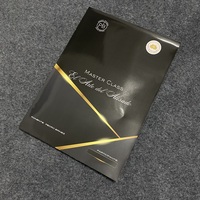 Fabrication de pochette de présentation brillante en papier couché avec logo pour impression offset personnalisée avec pochettes