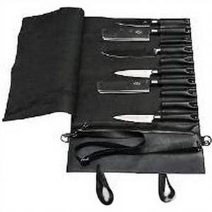 Estuche para Cuchillos de Cuero Genuino, a Prueba de Olores, Ligero, de Gran Capacidad, Kit de Almacenamiento para Cuchillos de Chef, Equipo Culinario Profesional - Product Image 1