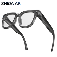 Lunettes Intelligentes Q11 AI avec Caméra, Fonction Tactile, Appel Bluetooth, Photo, Audio, Commande Vocale Intelligente pour l'Extérieur, Conversation IA GPT
