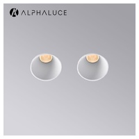 Mini spot encastré COB ETL en aluminium blanc moderne pour armoires, étagères, aménagements intérieurs et niches murales