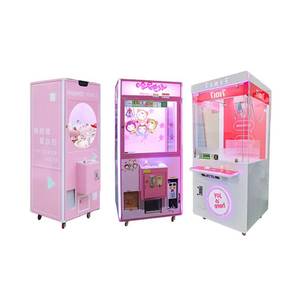 Máquina de Juego de Grúa con Monedas para Interiores, Máquina Expendedora de Juguetes de Peluche Rosa, Entretenimiento al por Mayor - Product Image 2