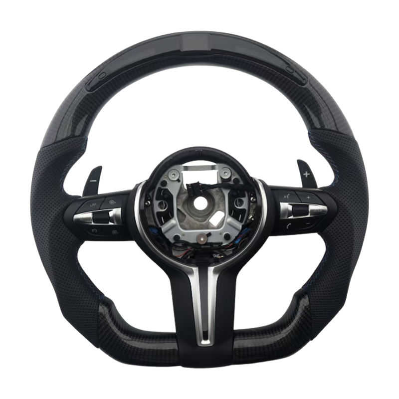 f10 คาร์บอนไฟเบอร์+หนัง+LED+M เย็บ