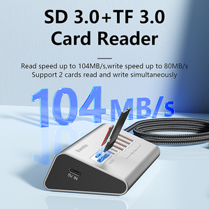 Custom New Product <strong>8</strong> <strong>In</strong> 2 Multi Port <strong>USB</strong> 3.2 Gen 2 High Speed <strong>Multiport</strong> Hub <strong>USB</strong> Type C Hub Docking Station - Product Image 4