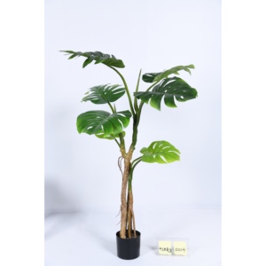 Nouvelle conception, vente chaude, <span class=keywords><strong>plante</strong></span> verte artificielle, <span class=keywords><strong>Monstera</strong></span> Deliciosa, arbre d'intérieur et d'extérieur, décoration de la maison, plantes artificielles de haute qualité - Product Image 5