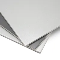 Panneau composite en aluminium durable, moderne, ignifuge et antistatique, revêtu de PE et de PVDF, pour revêtement mural extérieur de bâtiment