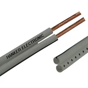 Hoparlör amplifikatör bağlantısı için bükülmüş hoparlör kablosu 100 FT 16 Gauge hoparlör kablosu