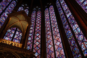 Panneau de vitrail décoratif personnalisé en <span class=keywords><strong>verre</strong></span> <span class=keywords><strong>feuilleté</strong></span> pour fenêtre en <span class=keywords><strong>baie</strong></span>, motif portrait, pour hôtel, style architectural européen - Product Image 5