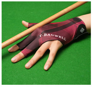 Guanti da Biliardo a 3 Dita, Traspiranti in Seta Ghiacciata Antiscivolo per Snooker, Guanto da Giocatore di Pool per Mano Sinistra/Destra - Product Image 2