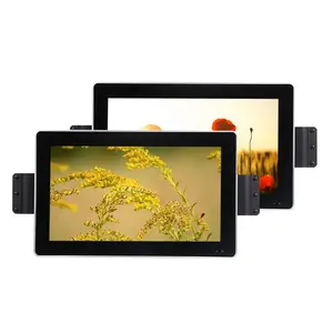 Bus Tube Mounted Advertising Monitor Coach Passenger 2 Video Input Universal LCD DC12-24V Media Commercial Display TV