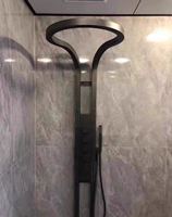 Système de douche mural thermostatique intelligent en acier inoxydable avec fonction pluie et massage, mitigeur de salle de bain en céramique pour hôtel