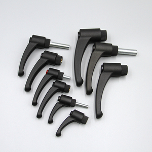 Tay cầm kẹp xoay điều chỉnh hình chữ L bằng nylon đen HZ.103008, dùng trong công nghiệp - Product Image 5