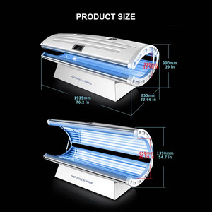 Lit de bronzage horizontal à <span class=keywords><strong>prix</strong></span> d'usine, appareil de bronzage avec 24 tubes UV allemands - Product Image 6