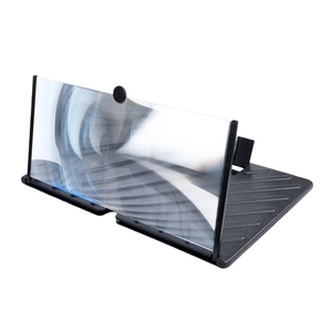 Loupe <span class=keywords><strong>d</strong></span>'<span class=keywords><strong>écran</strong></span> de téléphone portable 3D portable 10-20 pouces, amplificateur vidéo HD, <span class=keywords><strong>support</strong></span> pour la lecture, les jeux <span class=keywords><strong>et</strong></span> le projecteur - Product Image 2