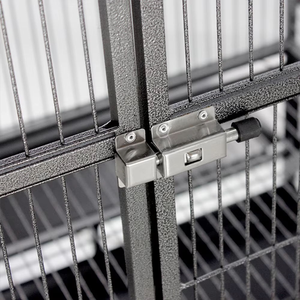 Luxe <span class=keywords><strong>Eco</strong></span>-vriendelijke RVS Papegaaienkooi met Plastic Bak, Sterke Vogelkweek- en Vliegkooi voor Papegaaien, Ara's, Grote Ruimte, Wielen - Product Image 3