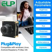 Cámara con Módulo Ultra HD de 48MP, Sensor IMX586, Lente Fija de 1/2 Pulgada, Gran Angular de 8000X6000, Lente Ojo de Pez de 185 Grados, Cámara USB para
