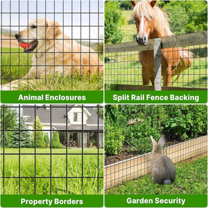 Çiftlik bahçe çitleri için kullanılan PVC kaplama ile sıcak satış yeşil PVC plastik kaplı kaynaklı tel örgü - Product Image 4