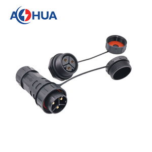 300V 35A prise de panneau <span class=keywords><strong>femelle</strong></span> en plastique M29 dispositifs de panneau d'alimentation étanche carlin 3Pin assemblage mâle <span class=keywords><strong>femelle</strong></span> connecteur de câble circulaire - Product Image 6