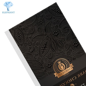 Wholesale Custom Size Logo Premium Luxury High Quality <b>Black</b> Cardboard Chocolate Packaging <b>Box</b> - Product Image 2
