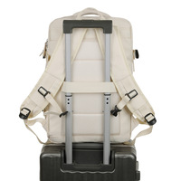 Sac à dos de voyage professionnel pliable léger grande capacité en polyester Oxford avec doublure, design extensible, unisexe, compatible ordinateur portable