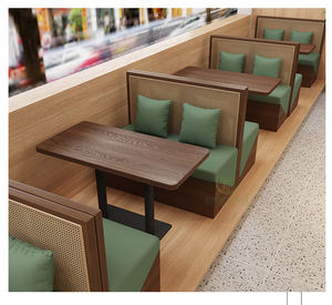Conjuntos de Muebles para Restaurantes Comerciales e Industriales de Estilo Japonés y Occidental, Combinación de Mesa, Sillas y Sofás con Temática del Sudeste Asiático para Cafeterías y Hoteles - Product Image 3