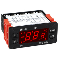 Contrôleur d'humidité de température LED ETC-974 220V contrôleur de température numérique de réfrigération