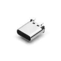 Usb mikro perempuan, lampu adaptor OTG ke USB C konektor pengisian daya ponsel wanita