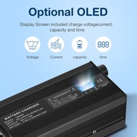 C600M CE certifié DC/AC entrée en alliage d'aluminium moto/Drone/chargeur de batterie de vélo électrique 29.4V 15A 43.8V 13A 58.4V 12A