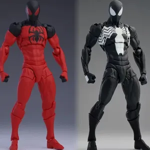 Mess Toys Kaine <span class=keywords><strong>Parker</strong></span> Scarlet Neighbor Scarlet Spider Black Red Battle Suit Figura Articulada de PVC Modelo de Juguete - Product Image 1
