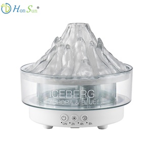 Sáng Tạo điện Magma vết nứt núi lửa odeur khuếch tán xách tay lỏng nước hoa Vaporizer với 7 màu LED Đèn 1-năm bảo hành - Product Image 1