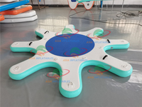 SUP — station flottante gonflable pour Paddle, diamètre de 3m, plateforme flottante, tapis de Yoga