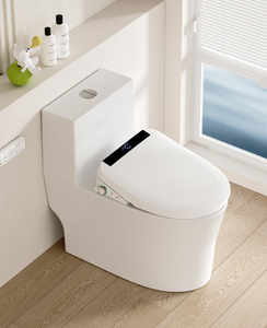 En gros Couvercle de toilette intelligent électronique allongé 110V/220V avec fonction de lavage et température de l'eau réglable pour la maison - Product Image 2