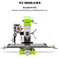 Machine à fraiser verticale NUMOBAMS NU28V / Tour de perçage et de fraisage sans balais 750W