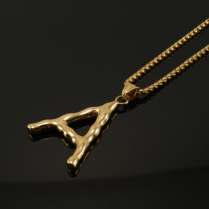 Gold single pendant-A